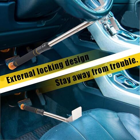 Brake Pedal Depressor Heavy Duty, Adjustable Truck Pedal Depressor 19-32" Thickened steel groove single-operator repair car for bonnet during brake clutch accelerator pedal checking the brake light in Saudi Arabia