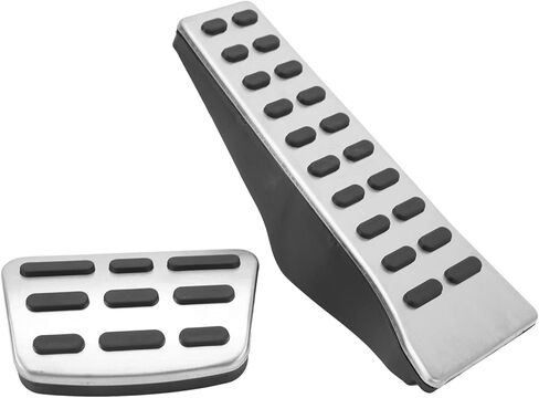 Gas Brake Accelerator Pedal Cover Stainless Steel Anti Slip Foot Pedal Pads Replacement for Hyundai Tucson Sonata Santa Fe (at) in Kuwait