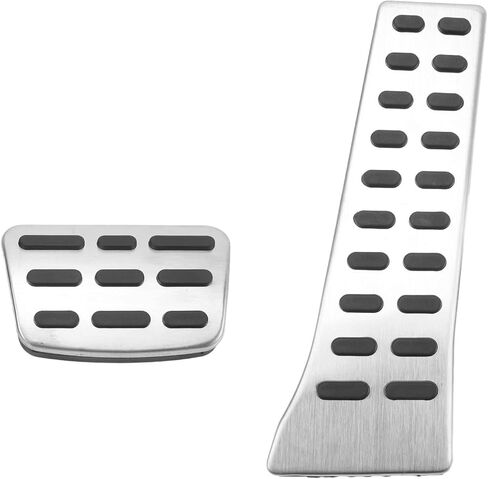 Gas Brake Accelerator Pedal Cover Stainless Steel Anti Slip Foot Pedal Pads Replacement for Hyundai Tucson Sonata Santa Fe (at) in Kuwait