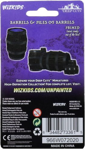 WizKids Deep Cuts Unpainted Miniatures Terrain: Wave 5: Barrel & Pile of Barrels in Kuwait