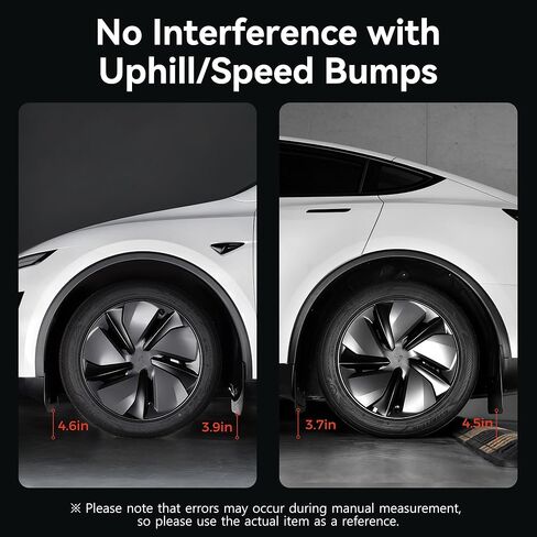 YONZEE 8-Pack Front & Rear Mud Flaps for Tesla Model Y Juniper Accessories 2026 2025 [Protect Paint, No Drilling Required], TPE Splash Guard, All Weather Mud Guards Body Kits for Tesla New Model Y in Saudi Arabia