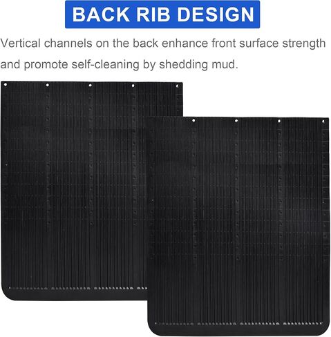 OrangeStar 2-Pack Heavy Duty Rubber Mud Flaps, 24x36 Inch Universal Flexible Splash Guards for Trucks & SUVs, No Crack Mud Guard for Pickup, Off-Road Protection in Saudi Arabia
