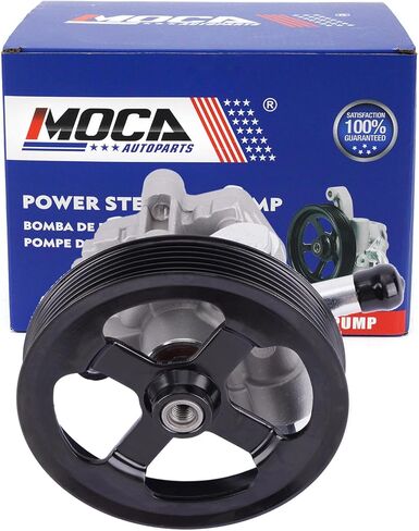 MOCA Power Steering Pump Compatible with 09-20 for Dodge Journey 2.4L, 08-14 for Dodge Avenger 2.4L, 11-14 for Chrysler 200 2.4L, 07-10 for Chrysler Sebring 2.4L w/o Reservoir in Kuwait