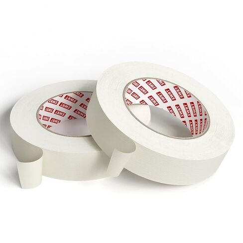 SWRT Masking Tape, 1 Inch x 55 Yards, 2 Rolls (110 Yards Total), White Tape for Painting, Clean Removal Multi-Surface Paper Tape for Walls, Crafts, Labeling, School & Home Use in Kuwait