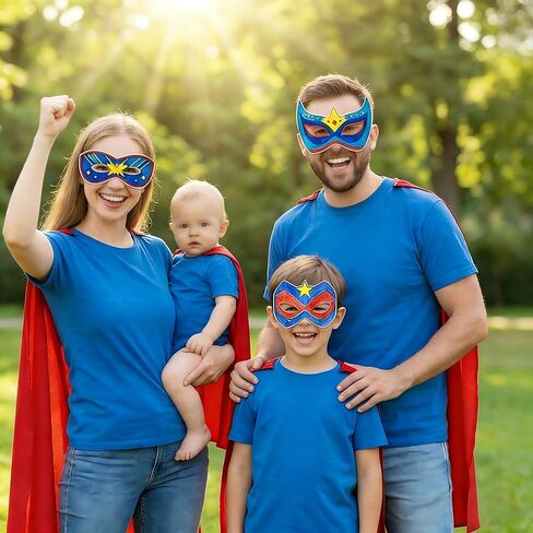24 Pcs Color Your Own Hero Mask DIY Blank Paper Masks Hero Theme Party Favors Paper Masks for Crafts Blank Graffiti Favor Gift Birthday Costume Party Supplies Decor Activity Coloring Game in Kuwait