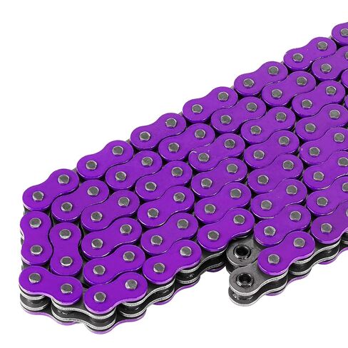 كالتريك بيربل 525-Pitch 120-Links O-Ring Drive Chain متوافق مع ATV/UTV/Quad/Side X Side/Motorcycle/Dirtbike/مع برشام ومشبك على الوصلات الرئيسية in Kuwait