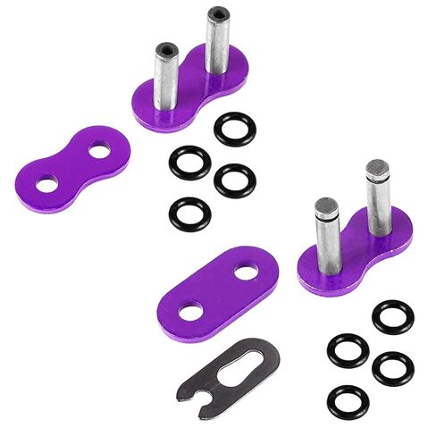 كالتريك بيربل 525-Pitch 120-Links O-Ring Drive Chain متوافق مع ATV/UTV/Quad/Side X Side/Motorcycle/Dirtbike/مع برشام ومشبك على الوصلات الرئيسية in Kuwait