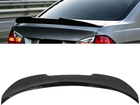 Rear Spoiler Fit for BMW E90 3 Series 2006 2007 2008 2009 2010 2011, Fit for BMW M3 Sedan 2008-2012, Trunk Lid Wing Spoiler, Glossy Black in Saudi Arabia