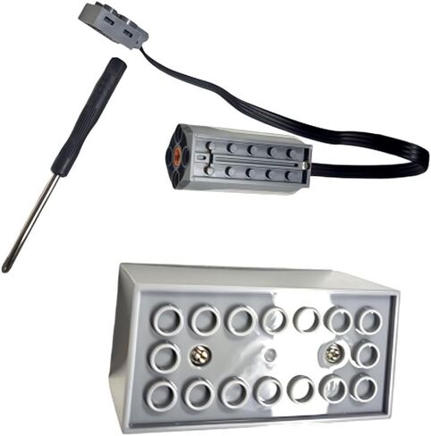 LEGO-Compatible 6xAAA Battery Box + M-Motor Set for Power Functions 8883 & 88000 Trains, Motors, Lights — No Batteries in Kuwait