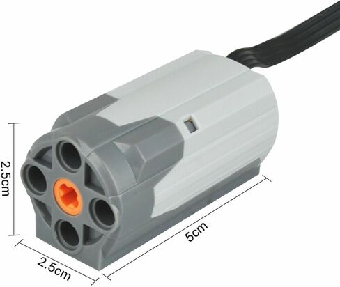 LEGO-Compatible 6xAAA Battery Box + M-Motor Set for Power Functions 8883 & 88000 Trains, Motors, Lights — No Batteries in Kuwait