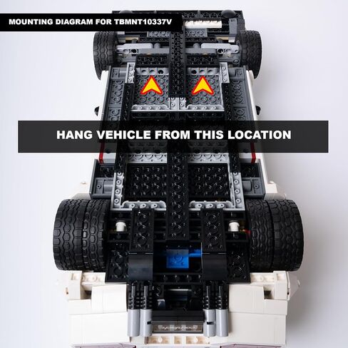 Vertical Wall Mount for LEGO Icons Lamborghini Countach-10337 (Car NOT Included) in Saudi Arabia