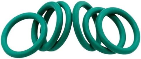 2/5/10/20PCS Green Rubber O Ring Seals OD 8-70mm CS 2.4/3.1/3.5mm Heat-Resistance FKM Sealing Gasket(OD 32mm-10Pcs,CS 3.5mm) in Kuwait