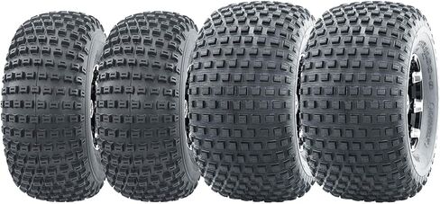 WANDA 04-13 Yamaha Grizzly 125 Full Set ATV Tires 20x7-8 & 22x11-8 4PR in Kuwait