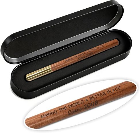 18th Birthday Gift for 2008 Born - Engraved Wooden Gel Pen & Keepsake Box Set, Inspirational Gift for New Adult, 18 Year Old Birthday Present in Saudi Arabia
