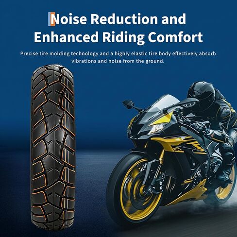 إطار دراجة نارية خلفي من Garvee 150/80-16، بدون أنبوب 4PR 71H، جدار أسود، إطار شارع عالي الأداء للطرادات والتجول، قبضة معززة، ارتداء طويل، يناسب إطارات مقاس 16 بوصة in Kuwait