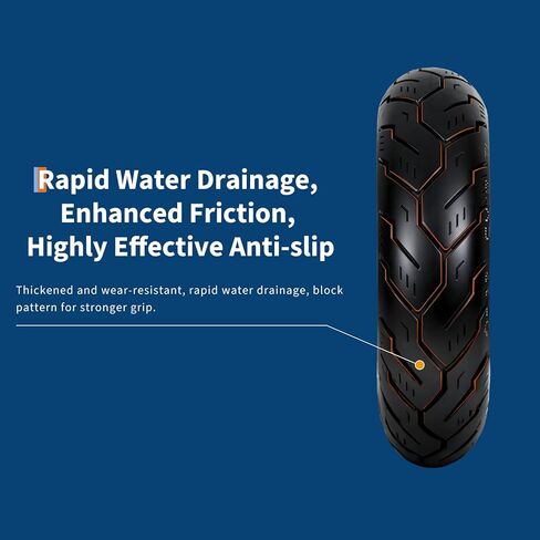إطار دراجة نارية خلفي من Garvee 150/80-16، بدون أنبوب 4PR 71H، جدار أسود، إطار شارع عالي الأداء للطرادات والتجول، قبضة معززة، ارتداء طويل، يناسب إطارات مقاس 16 بوصة in Kuwait