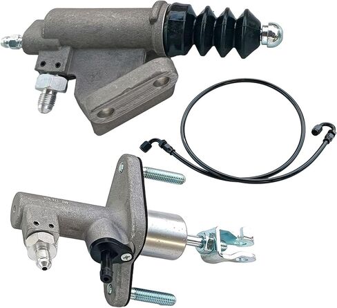 Clutch Master and Slave Cylinder Replacement for Acura RSX 2002-2006 Honda Civic Si (EP3)/ Si (FG2 FA5)/Si (Requires Switching Clevis)/Acura TSX. LHD Vehicles Only KTD-CLK-KMS in Kuwait