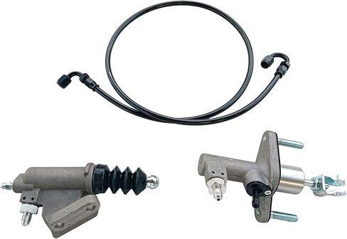 Clutch Master and Slave Cylinder Replacement for Acura RSX 2002-2006 Honda Civic Si (EP3)/ Si (FG2 FA5)/Si (Requires Switching Clevis)/Acura TSX. LHD Vehicles Only KTD-CLK-KMS in Kuwait