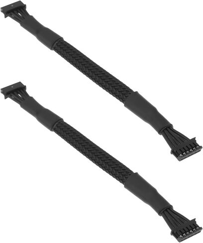 2 قطعة كابل سلك مستشعر RC 6Pin 10 سم متوافق مع NHX متوافق مع Custer 540 أسود in Kuwait