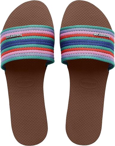 صندل You Malata للسيدات من Havaianas - صنادل صيفية معدنية للنساء - رمادي ثلجي، 9/10W - 8M in Kuwait
