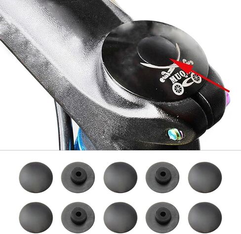 10 Pcs Gray Headset Screw Cap, Waterproof Rubber Stem Top Cover for Bikes, Dust Proof in Kuwait
