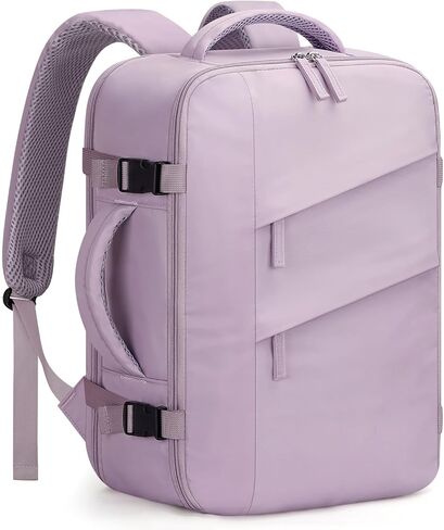 Capolo Travel Backpack for Women Men Flight Approved Laptop Backpack Waterproof Personal Item Backpack Overnight Weekender Travel Bag for Traveling, Business, Work Fits 15.6 '' Laptop(Black,Small) in Kuwait