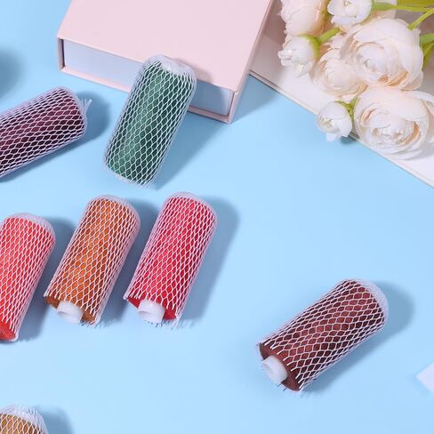 100 Pcs Thread Nets for Spools of Thread Cosmetic Makeup Brush Protective Mesh Threads Nets for Spools Embroidery Sewing-Threads Spool Huggers(11x1cm) in Saudi Arabia