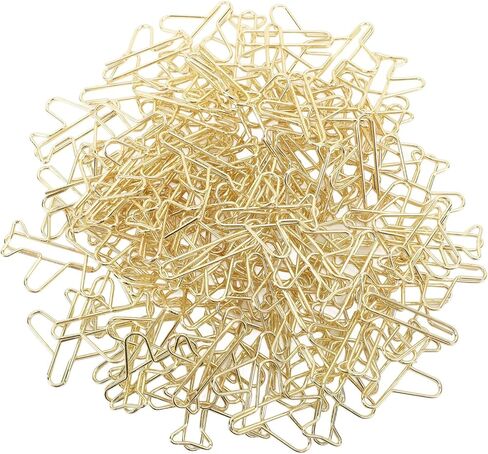 100Pcs Cute Paper Clips, Airplane Shaped Creative Paper Clip, Metal Mini Cute Paperclips with Storage Box, Multifunctional Unique Shape Paperclip for Documents, Notebooks in Saudi Arabia