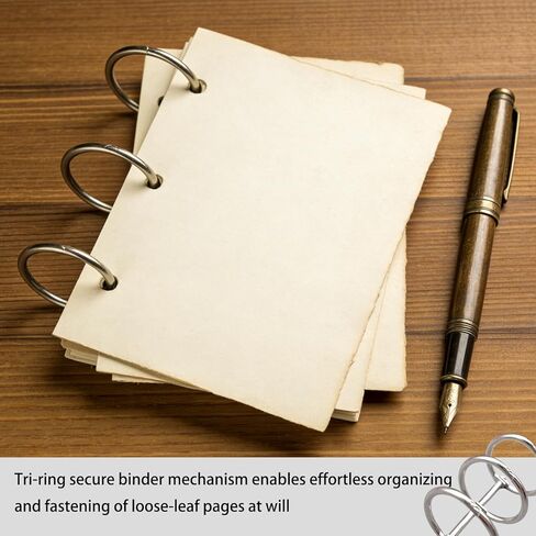 4pcs Stainless Steel Book Rings, Detachable Snap Hinged 3 Ring Binder Mechanism, Inner Diameter 30mm (1.2 Inch) for DIY Photo Album, Dark Grey Metal Loose Leaf Binding Spines in Saudi Arabia