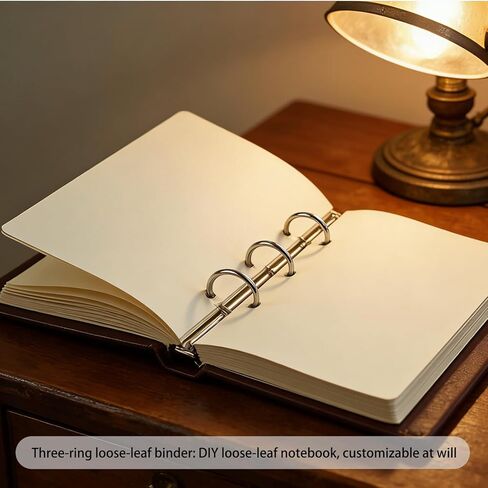 4pcs Stainless Steel Book Rings, Detachable Snap Hinged 3 Ring Binder Mechanism, Inner Diameter 30mm (1.2 Inch) for DIY Photo Album, Dark Grey Metal Loose Leaf Binding Spines in Saudi Arabia