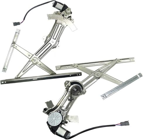TOM - Window Regulator and Motor Assembly Front Right Left For 1994 1995 1996 1997 1998 1999 2000 2001 2002 2003 2004 Ford Mustang 2PCS 741-126 741-127 in Saudi Arabia