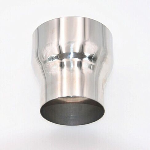 3 to 4 inch Exhaust Adapter, Stainless Steel Exhaust Tail Pipe(3" ID to 4" OD), Adapter Reducer Whole Length 3.94 Inch -Sliver in Saudi Arabia