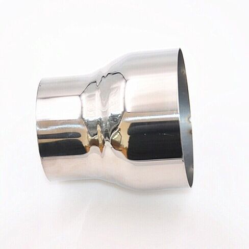 3 to 4 inch Exhaust Adapter, Stainless Steel Exhaust Tail Pipe(3" ID to 4" OD), Adapter Reducer Whole Length 3.94 Inch -Sliver in Saudi Arabia