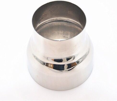 3 to 4 inch Exhaust Adapter, Stainless Steel Exhaust Tail Pipe(3" ID to 4" OD), Adapter Reducer Whole Length 3.94 Inch -Sliver in Saudi Arabia