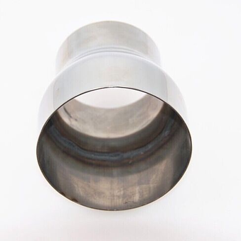 3 to 4 inch Exhaust Adapter, Stainless Steel Exhaust Tail Pipe(3" ID to 4" OD), Adapter Reducer Whole Length 3.94 Inch -Sliver in Saudi Arabia