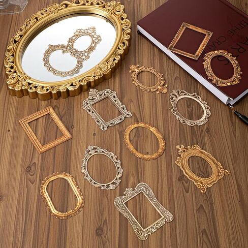 Vintage Frame Stickers, 60 Pcs Scrapbooking Supplies Frame Decorative Stickers for Junk Journals, Wedding Albums, Planners, DIY Crafts and Photo Decoration（20 Styles） in Kuwait
