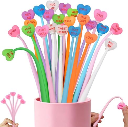Animal Pens Cute Pens End of Year Student Gifts from Teacher Assorted Fun Gel Ink Pen for Birthdays, Classroom Prizes, School, Office Supplies (Animal, 24) in Saudi Arabia