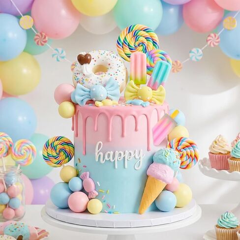 25Pcs Candy Cake Topper Candy Cake Decoration for Baby Shower Party Supplies in Saudi Arabia