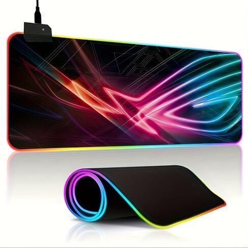 Gaming Led Luminous Mouse Pad, RGB Keyboard Pad, Non-Slip Mouse Pad, Computer Accessories in Kuwait
