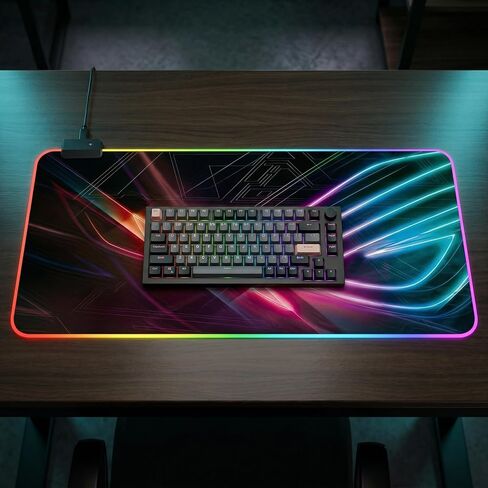 Gaming Led Luminous Mouse Pad, RGB Keyboard Pad, Non-Slip Mouse Pad, Computer Accessories in Kuwait