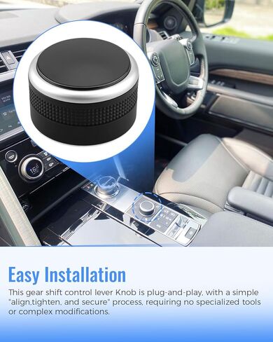 Gear Shift Control Lever Knob LR093842 Fit for Land Rover Discovery (Sport) Rover Range Rover (Velar), Fit for Jaguar XE XF F-Pace, Shift Knob Automatic in Kuwait