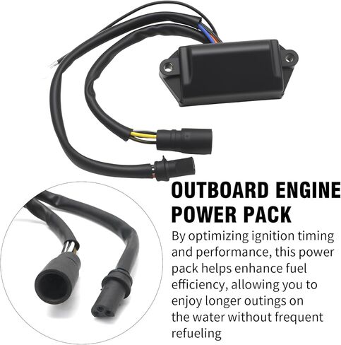 113-2453 ABS Outboard Engine Power Pack, Replacement for Evinrude 2 Cylinder Engines NO RPM Limit 1977-1984, Replaces 581649 581924 581926 581927 582453 583380 in Kuwait