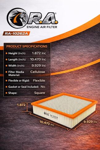 RA-10262A Engine Air Filter Compatible With Ford F-150 2009-2024, Expedition 2007-2024, F-250 F-350 Super Duty 2008-2016 & Lincoln Navigator 2007-2024 in Saudi Arabia
