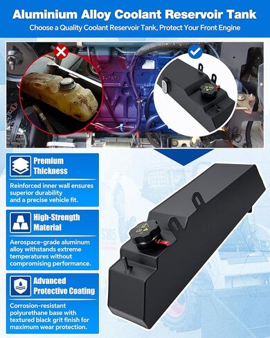Aluminum 6732375 Coolant Reservoir Tank with Cap Compatible with Bobcat Loader A300 S130 S150 S160 S175 S185 S205 S220 S250 S300 S330 T180 T190 T250 T300 T320 Coolant Overflow Tank in Saudi Arabia