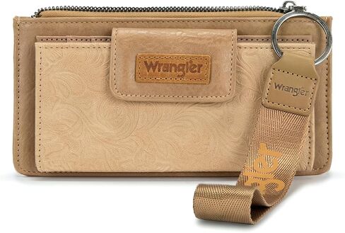 X Wrangler Wristlet Wallets for Women Bifold Clutch Wallet Card Cases & Money Organizers Female Western Wallet with Zipper Pocket in Saudi Arabia