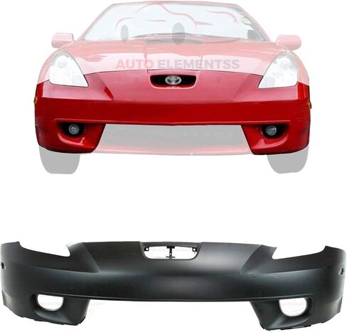 Front Bumper Cover Primed For 2000-2002 Toyota Celica models without action package Direct Replacement 5211920943 in Kuwait