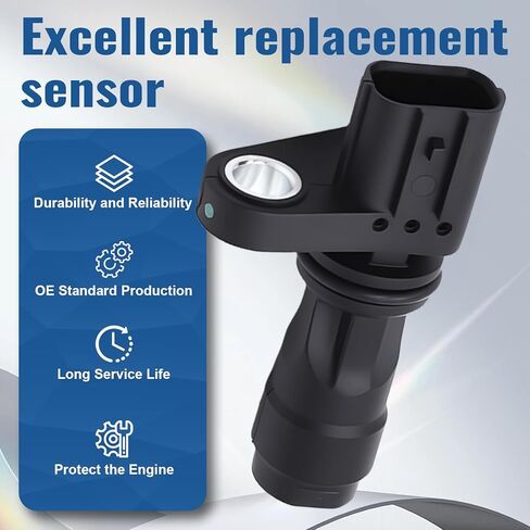 Engine Crankshaft Position Sensor Compatible with2002-2011 Honda Civic， 2002-2009 Honda CR-V， 2007-2011 Acura CSX， 2002-2006 Acura RSX， Front， 1.3L 2.0L 2.4L, Replace# 37500PNA003 in Kuwait