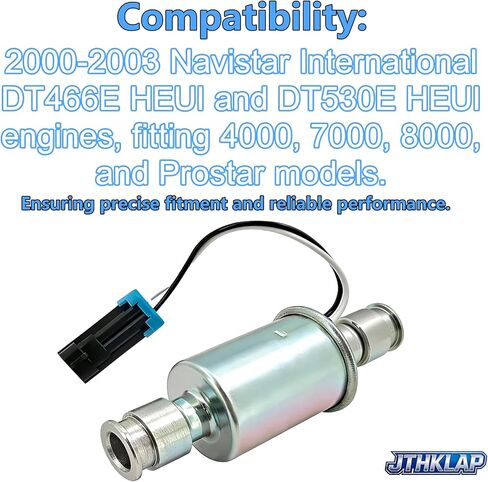 3579025C1 12V Inline Fuel Transfer Pump Compatible with 2000-2003 Navistar International DT466E DT530E HEUI Engine - 4000 7000 8000 Prostar Models Replace 480234 4333-3579025C1 in Saudi Arabia