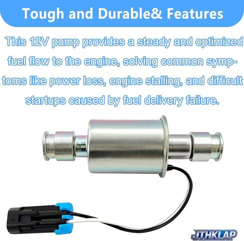 3579025C1 12V Inline Fuel Transfer Pump Compatible with 2000-2003 Navistar International DT466E DT530E HEUI Engine - 4000 7000 8000 Prostar Models Replace 480234 4333-3579025C1 in Saudi Arabia