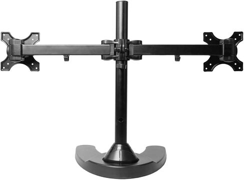 Dual Freestanding Monitor Stand Holds Monitors up to 24" - Standard Vesa Mount in Saudi Arabia